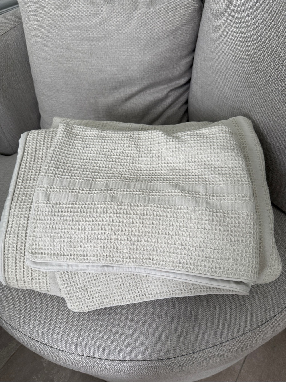 Boll & Branch NEW Dream Duvet Cover & Sham Queen Size $489 MSRP